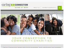 Tablet Screenshot of caringconnection.org